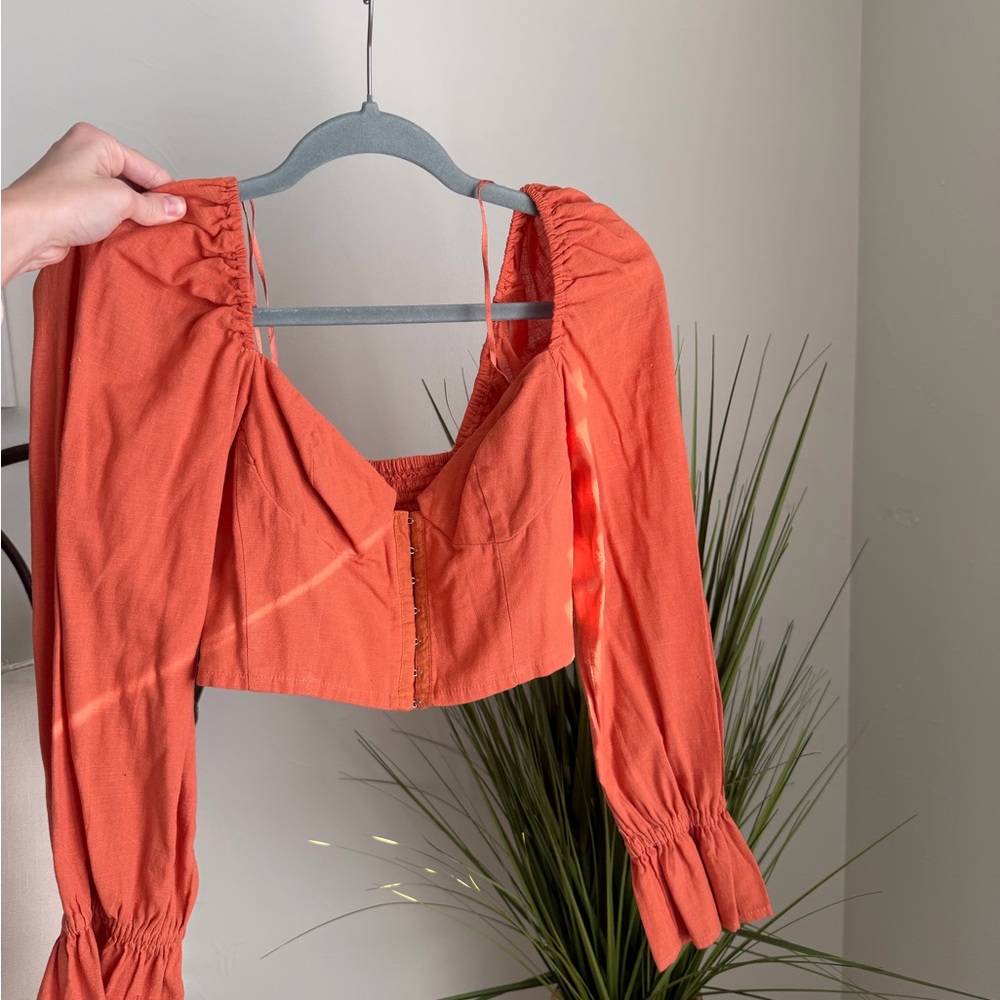 New with tags Urban Outfitters Orange Crop Top
